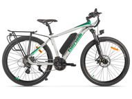 Электровелосипед Benelli E-MTB Alpan 27.5 (бело-зеленый)