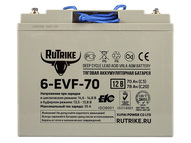 Тяговый аккумулятор RuTrike 6-EVF-70 (12V70A/H C3)